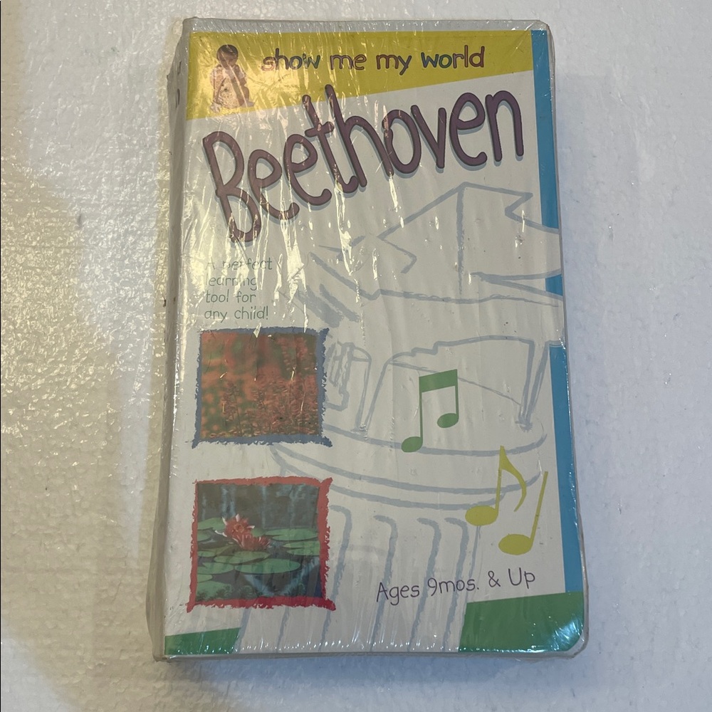 Show Me My World Beethoven VHS & CD new 9 Mos+ babies toddlers preschoolers new